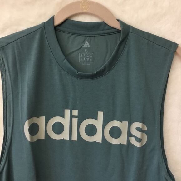 Adidas Raw Green Dash Tank Top - Picture 3 of 7